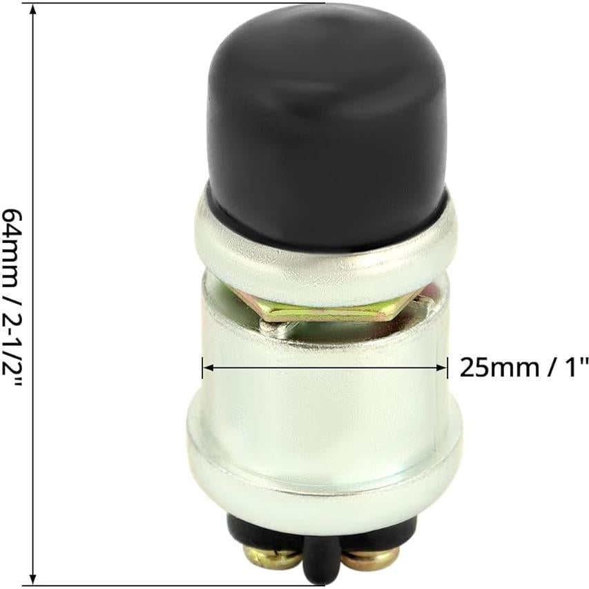 Interruptor de Botón de Inicio QWORK 12V 50A 4 Pcs