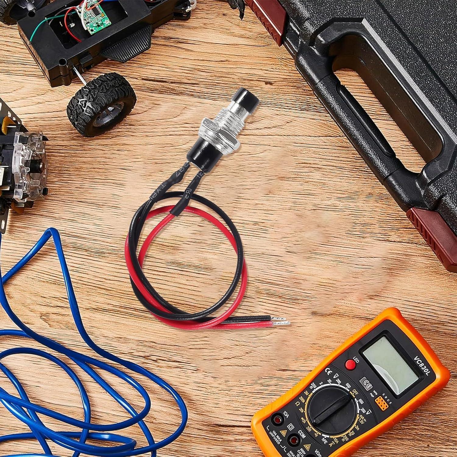 Interruptor de Botón Momentáneo 20pcs MELIFE 12V 7mm SPST