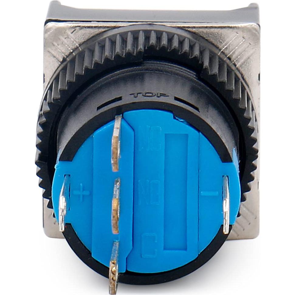 Interruptor de Botón Pulsador Baomain 16mm 4-Pack LED