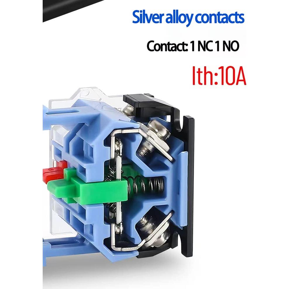 Interruptor de Botón Momentáneo QL-LINRUN 22mm 10A 660V IP54