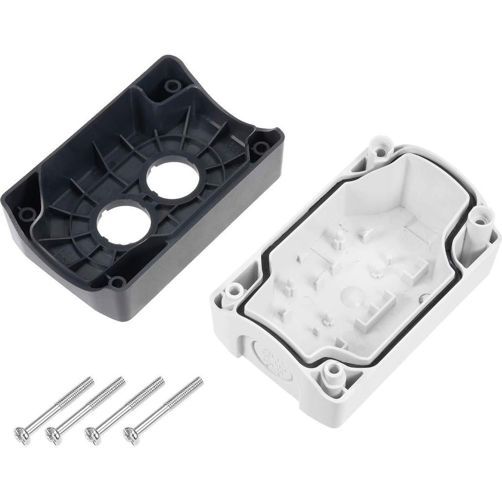 Caja de Control de Interruptor Pulsador 22mm uxcell Impermeable