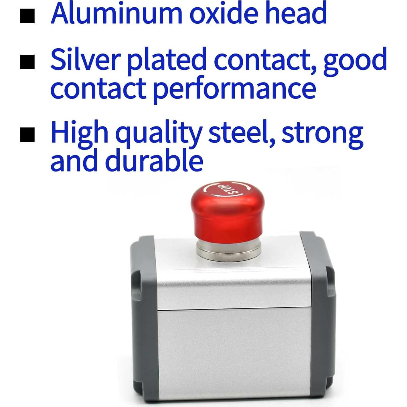 Interruptor de Parada de Emergencia 19mm ZJWZJH 5A SPDT