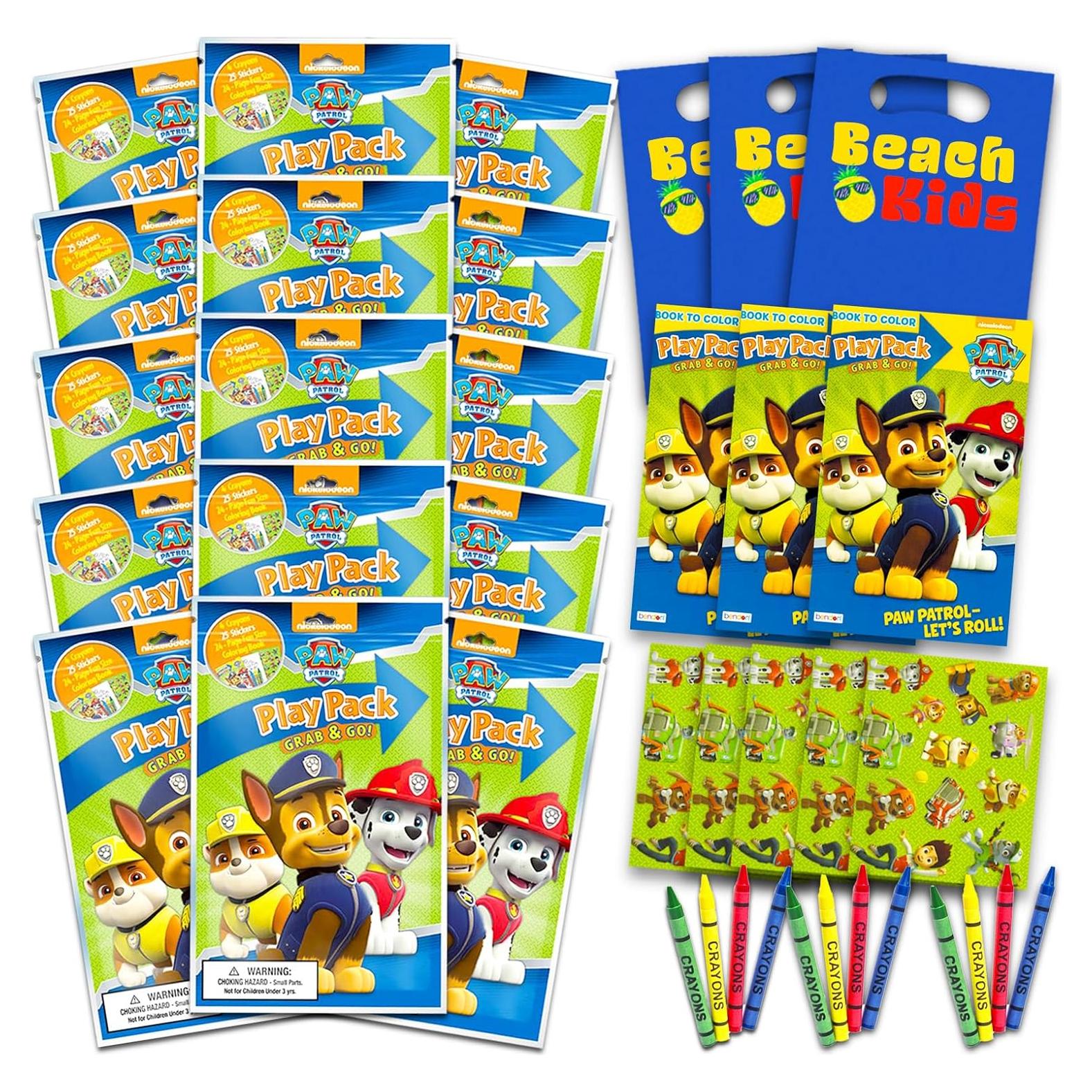 Set de 15 Paquetes de Juego Bendon Paw Patrol Niños