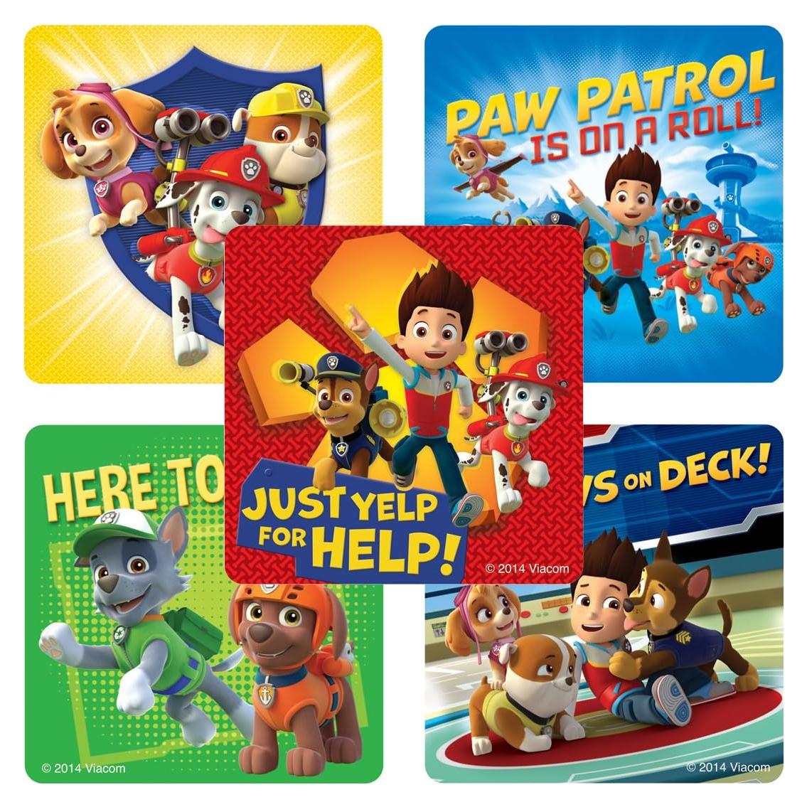 Stickers PAW Patrol SmileMakers - 100 unidades temáticas