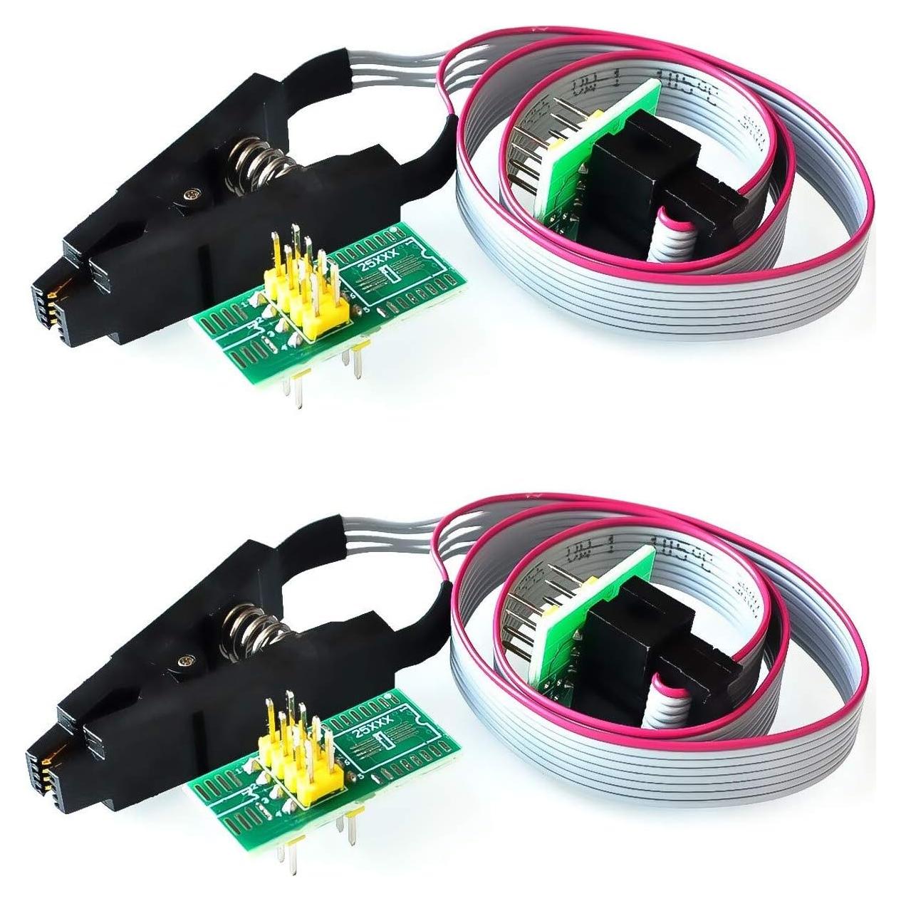 Conjunto de Clips de Prueba SOP8 a DIP8 Chironal 24cm 2 Pcs