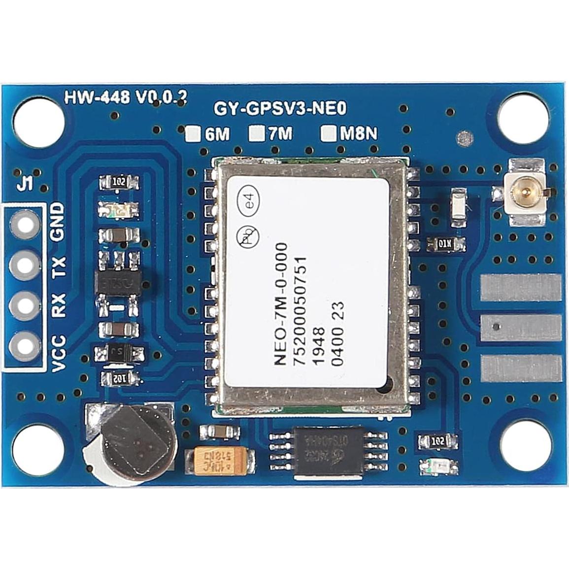 Módulo GPS NEO-7M GY-NEO7MV2 con Antena Cerámica 2 Pcs