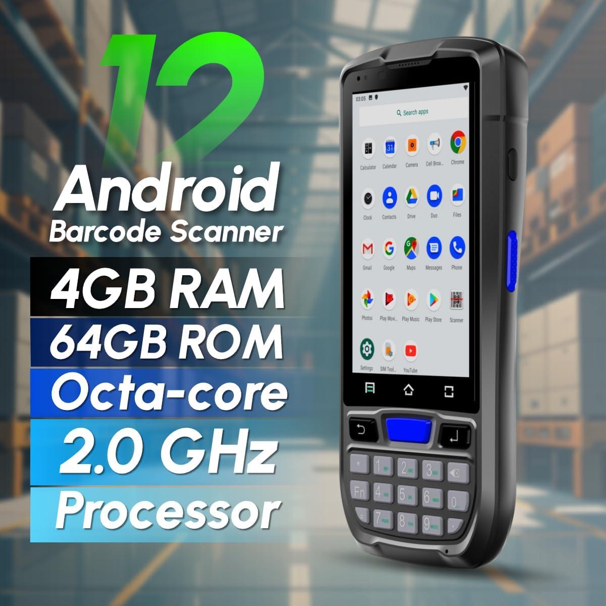 Escáner de Código de Barras Android Rayoungtek N60 4G WiFi