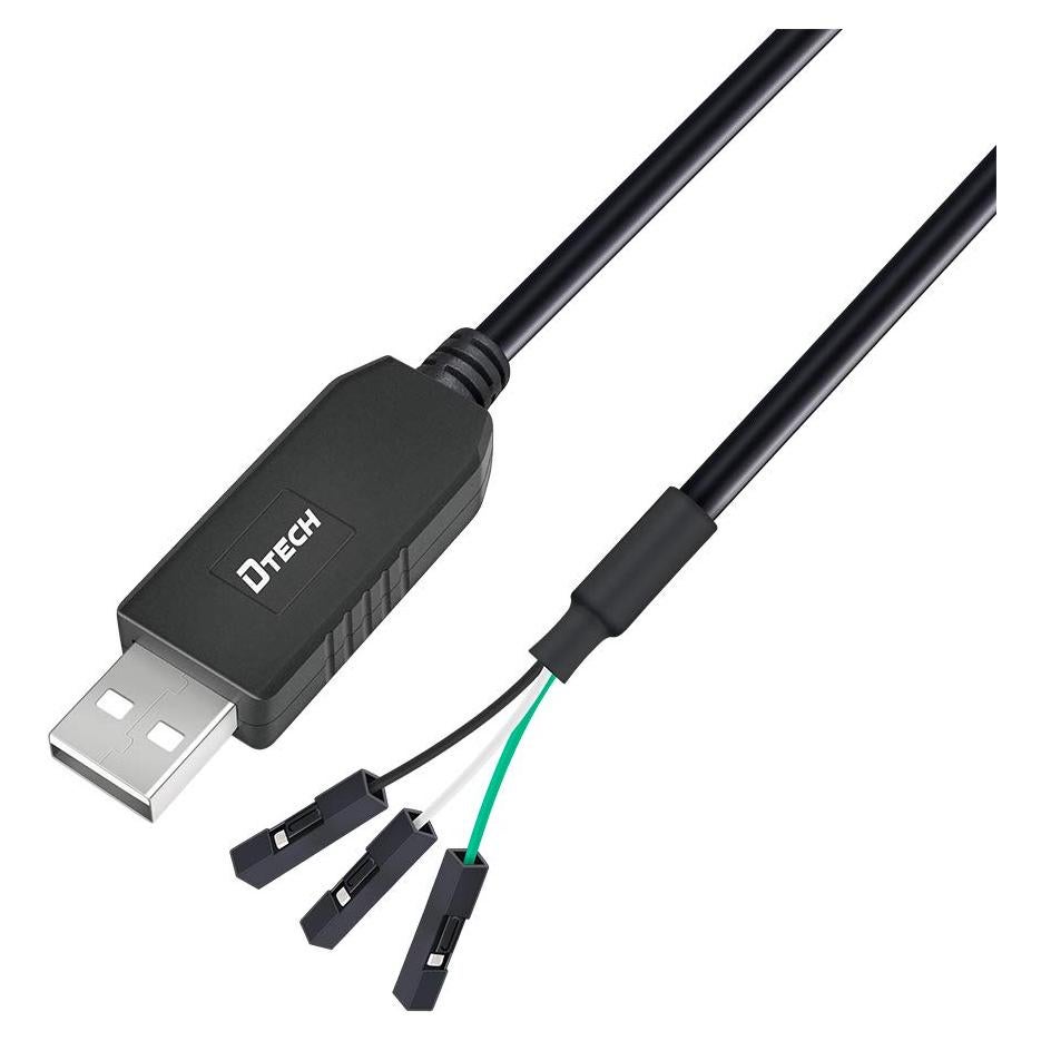 Cable USB a TTL 1.83m DTECH FT232RL 3.3V UART Adaptador