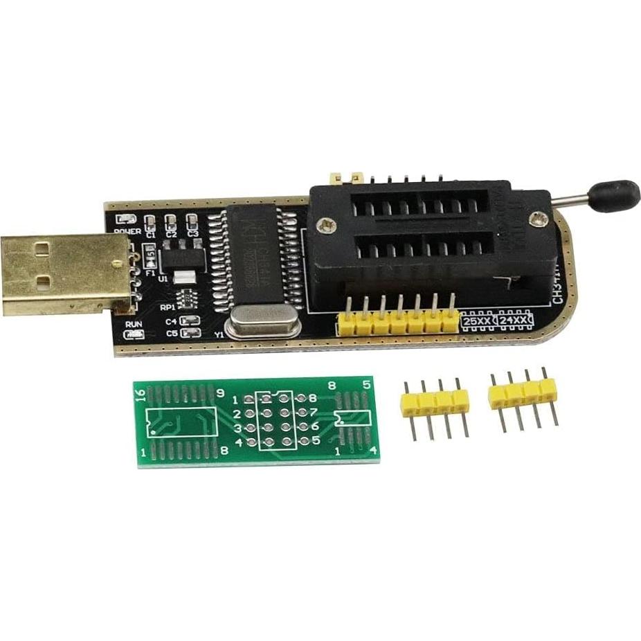Programador CH341A USB 2PCS EEPROM SPI Flash 24 25 SOP8
