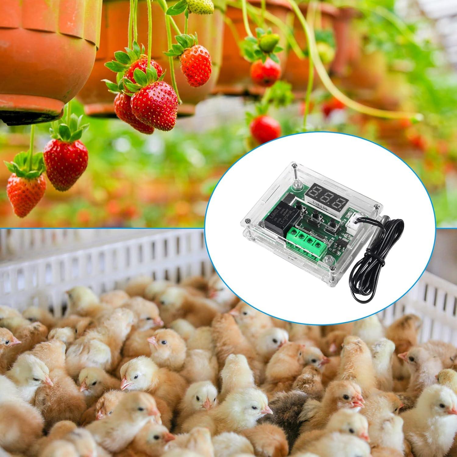 6pcs Controlador de Temperatura Digital W1209 12V con Caja