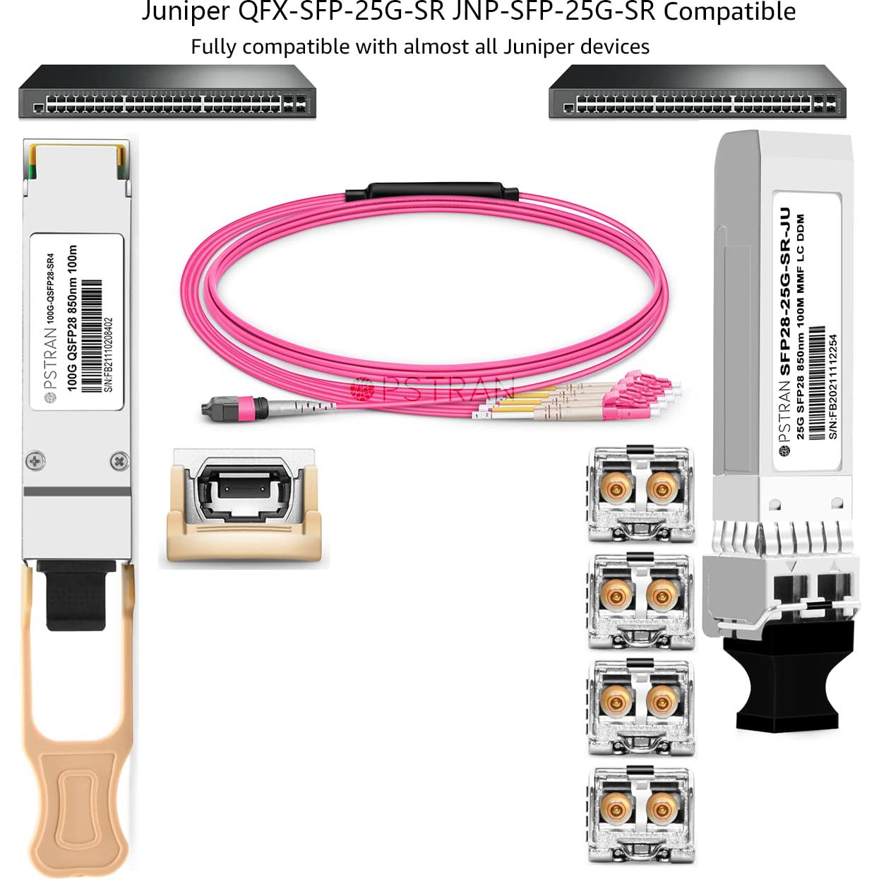 Módulo Transceptor Óptico SFP28 25GBASE-SR Fiber-Store 100m