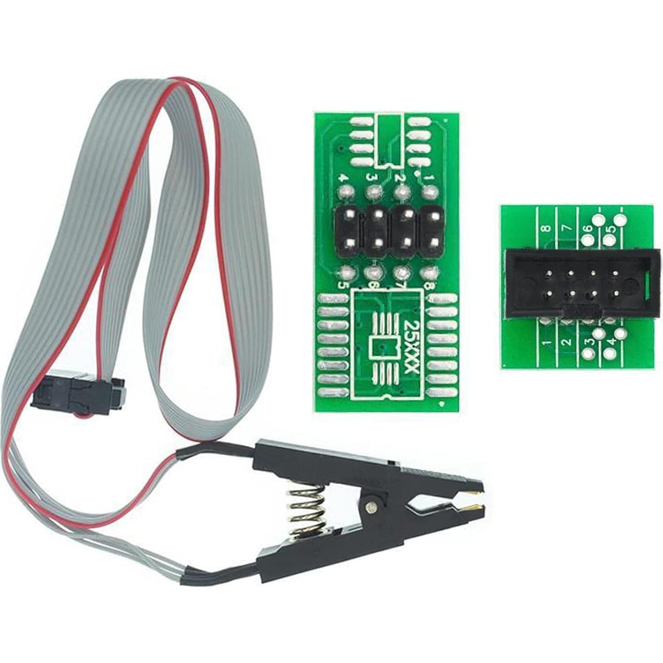 Programador USB CH341A con Clip de Prueba SOIC8 SOP8 para IC Flash