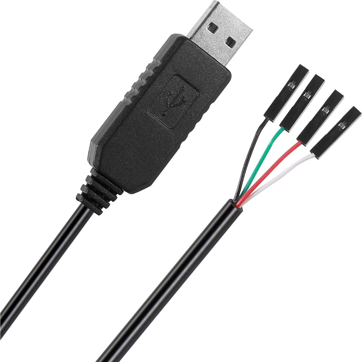Adaptador USB a TTL Serial 3.3V Atnsinc PL2303HX 2Pack