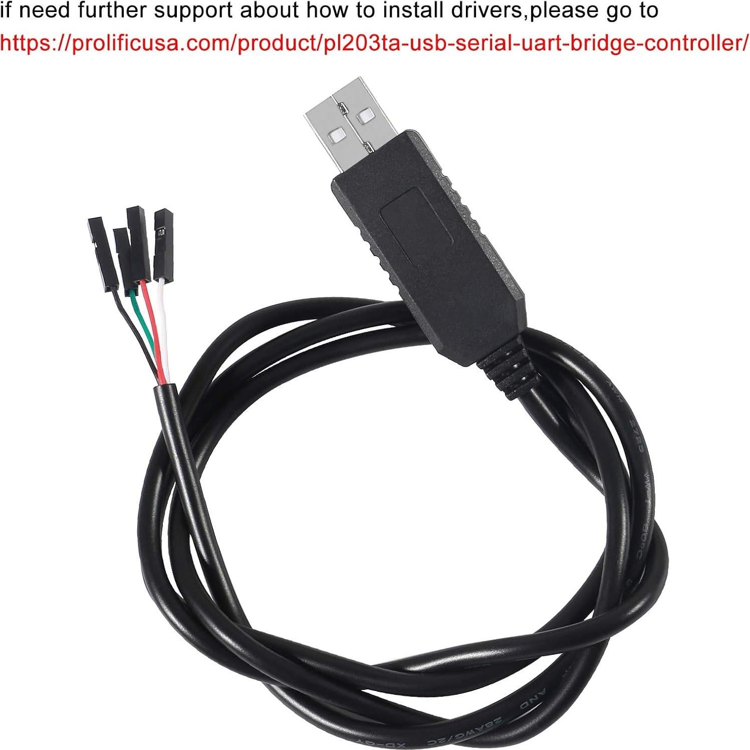 Adaptador USB a TTL Serial 3.3V Atnsinc PL2303HX 2Pack