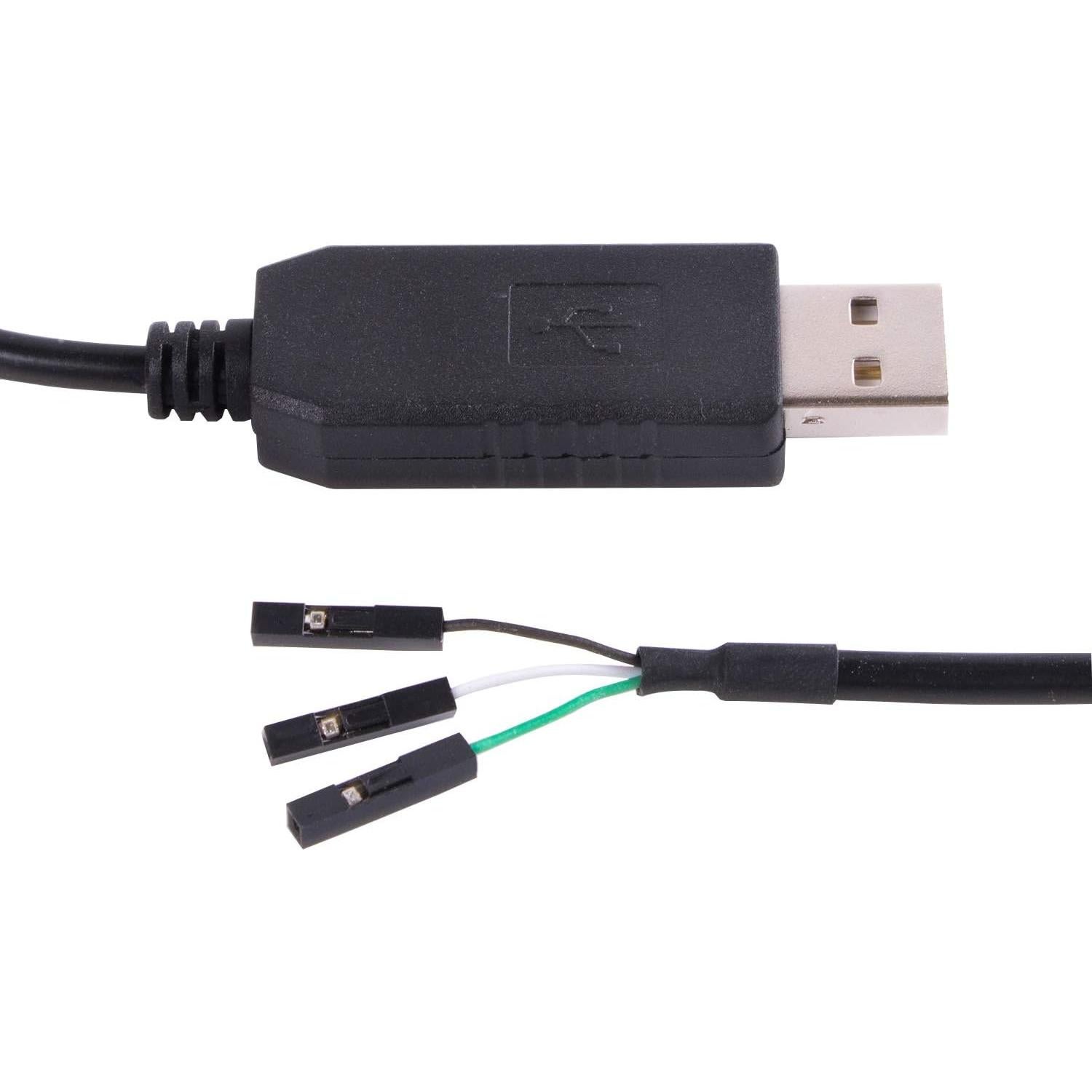 Adaptador USB a TTL Serial 3.3V FT232RL 1.83m 3 Pines