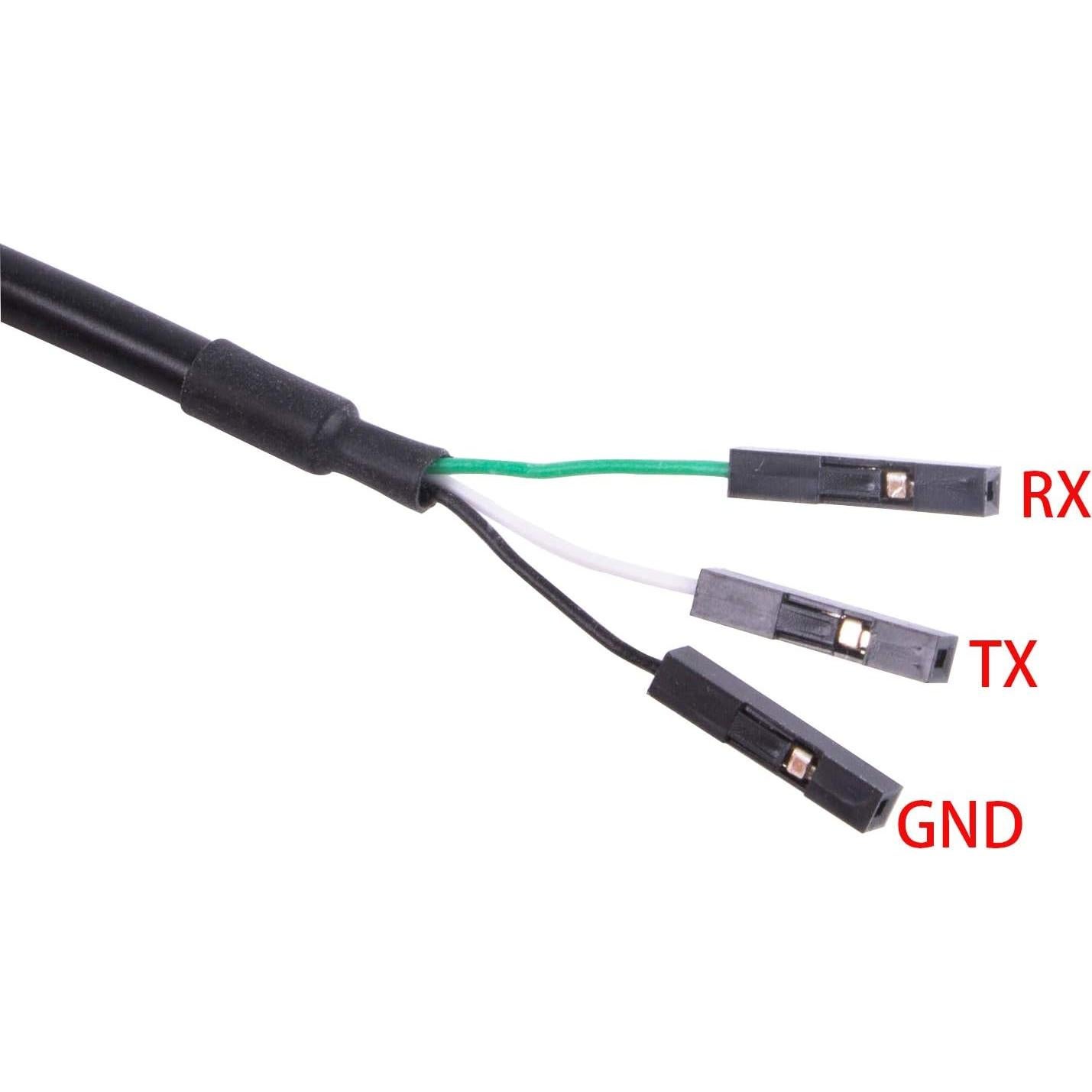 Adaptador USB a TTL Serial 3.3V FT232RL 1.83m 3 Pines