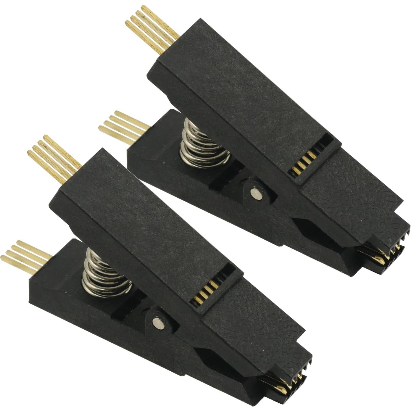 2 Clips de Prueba SOIC8 SOP8 para Programador EEPROM