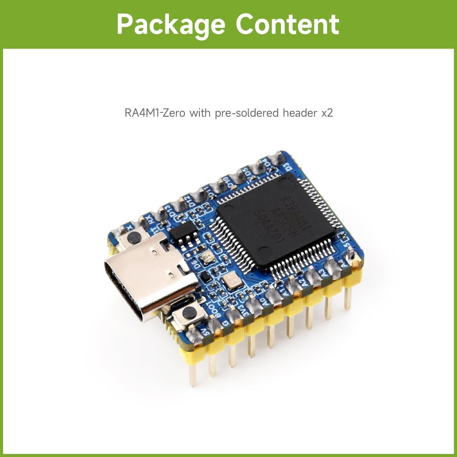 Placa de Desarrollo Waveshare RA4M1-Zero 32-Bit 48MHz FPU