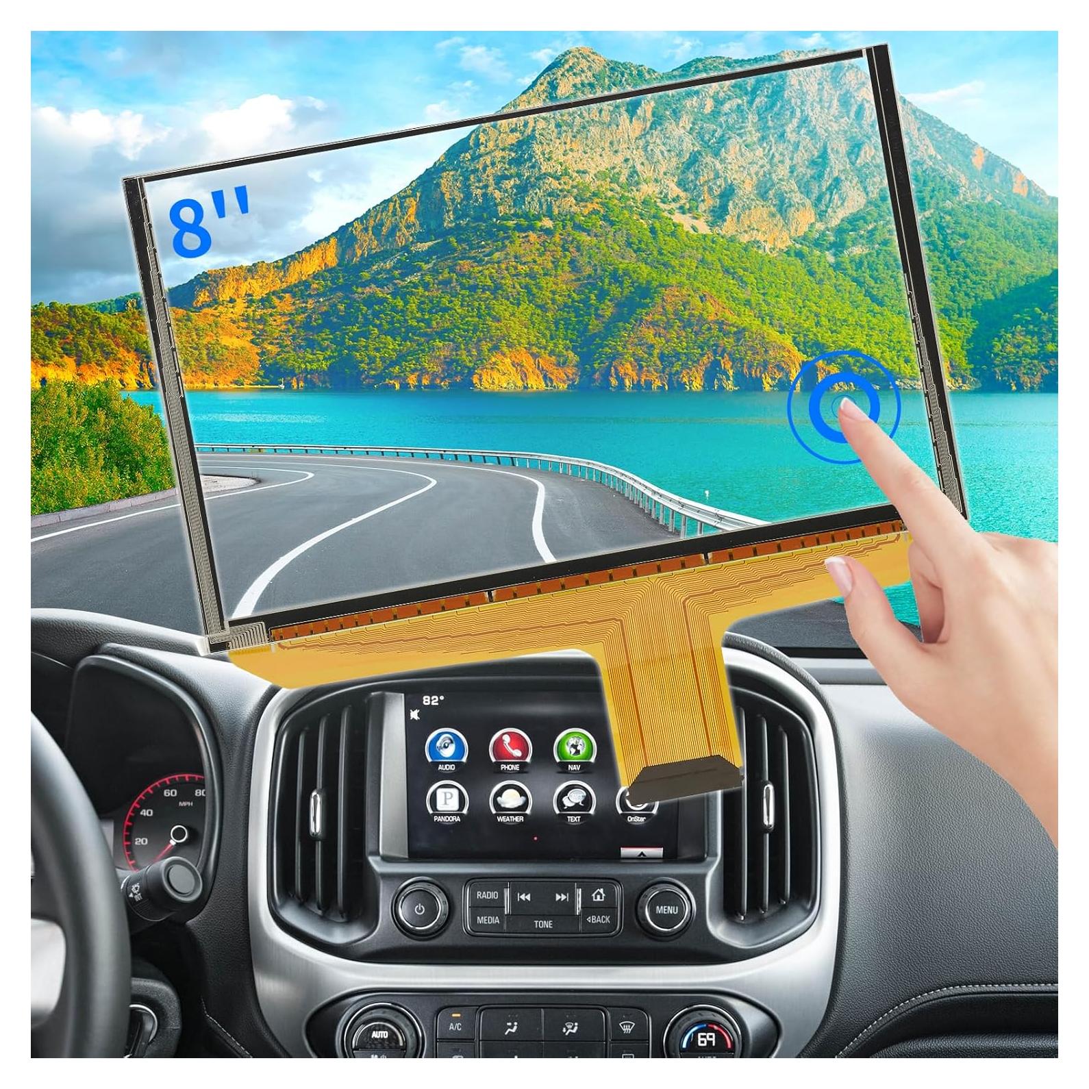 Reemplazo Pantalla Táctil Digitizer TsuperU 8" para Chevy GMC