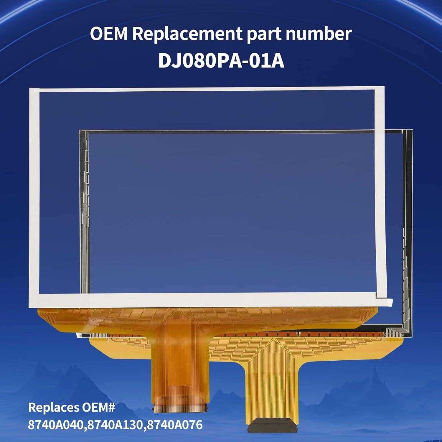 Reemplazo Pantalla Táctil Digitizer TsuperU 8" para Chevy GMC