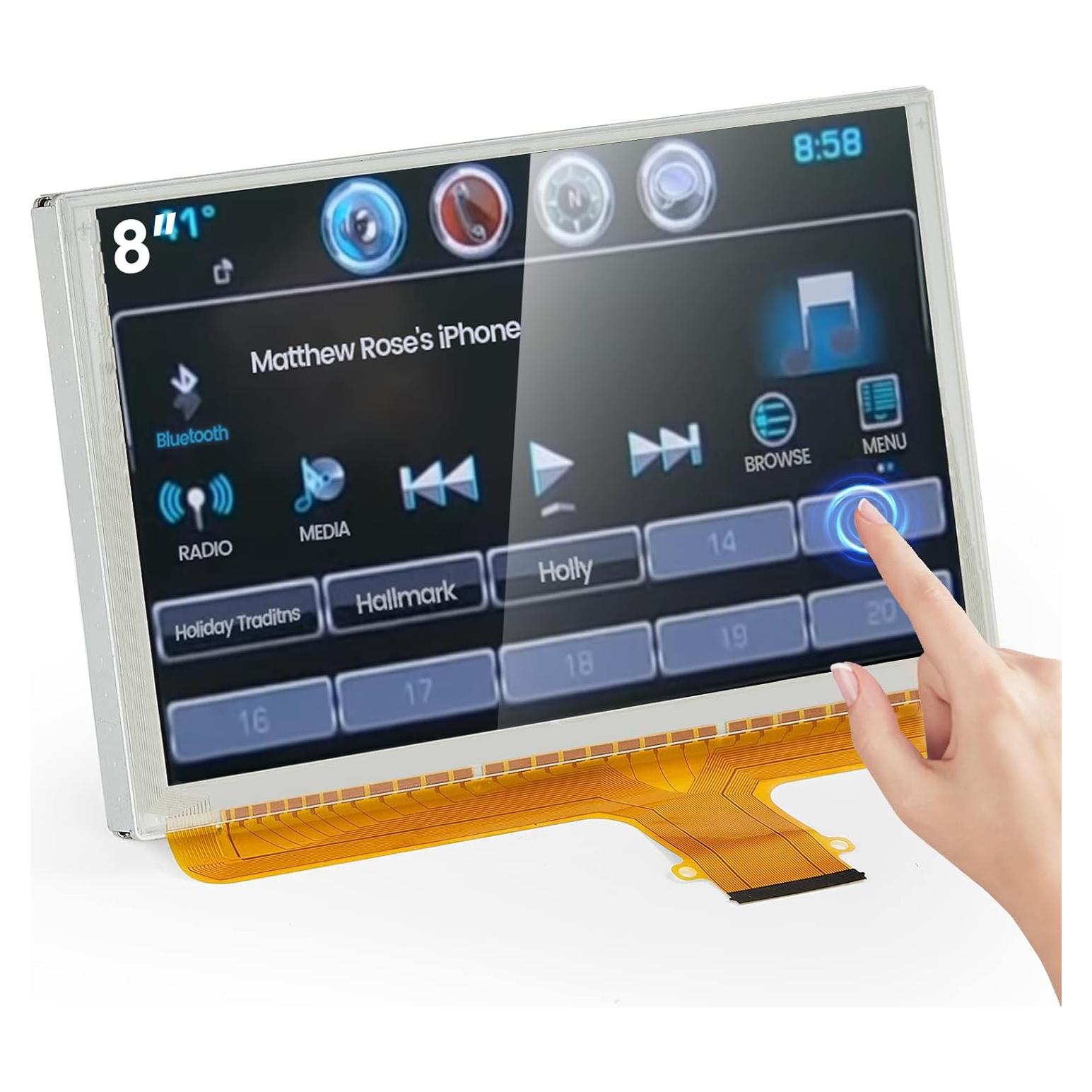 Pantalla Táctil de 20.32 cm LCD para Chevy GMC 2014-2019