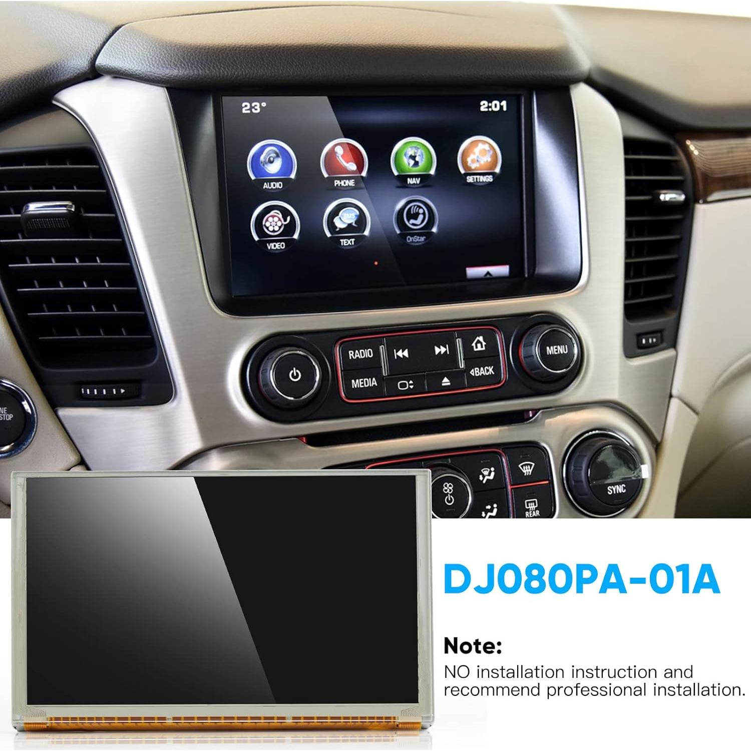 Pantalla Táctil de 20.32 cm LCD para Chevy GMC 2014-2019