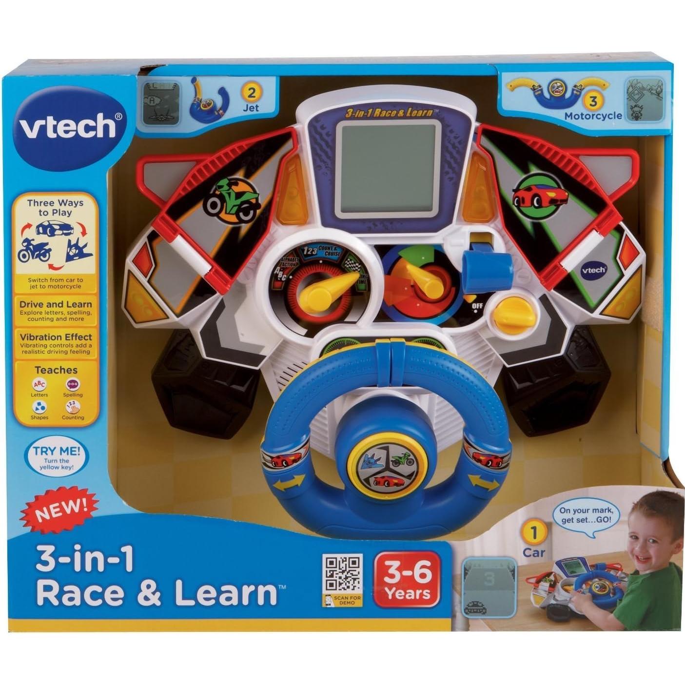 VTech 3-en-1 Carrera y Aprendizaje - Juguete Educativo