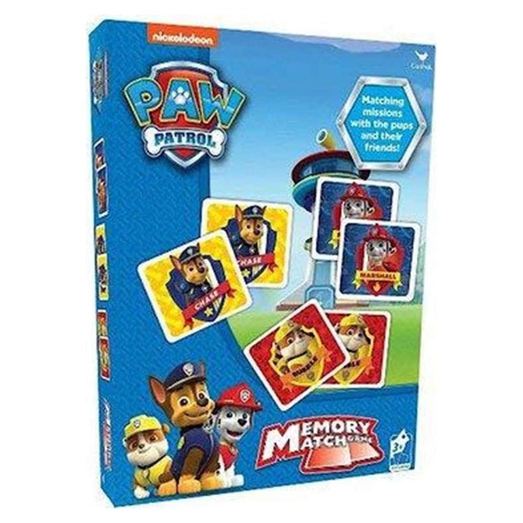 Juego de Memoria Paw Patrol Nickelodeon 72 Imágenes