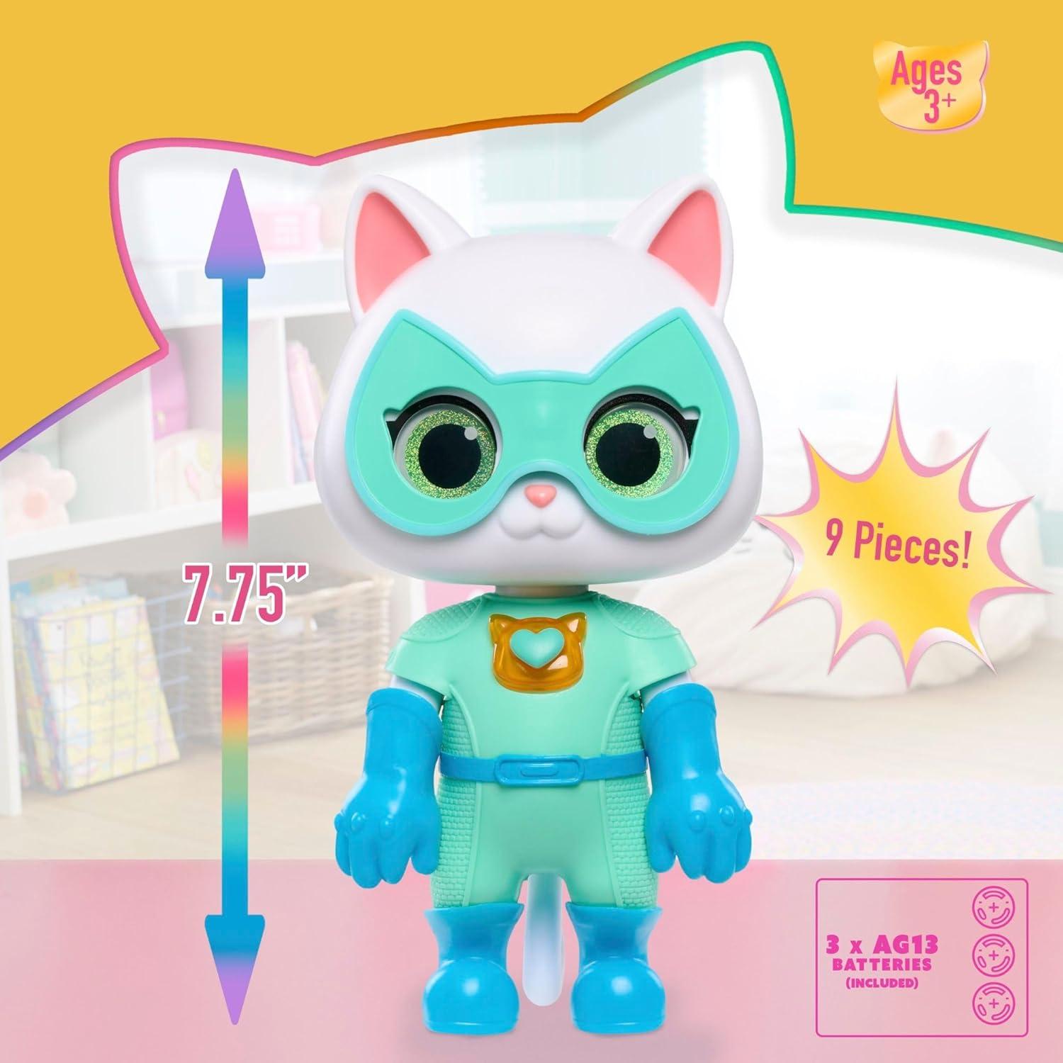 Juguete Disney Junior SuperKitties Gato-Tástico Bitsy 20 cm