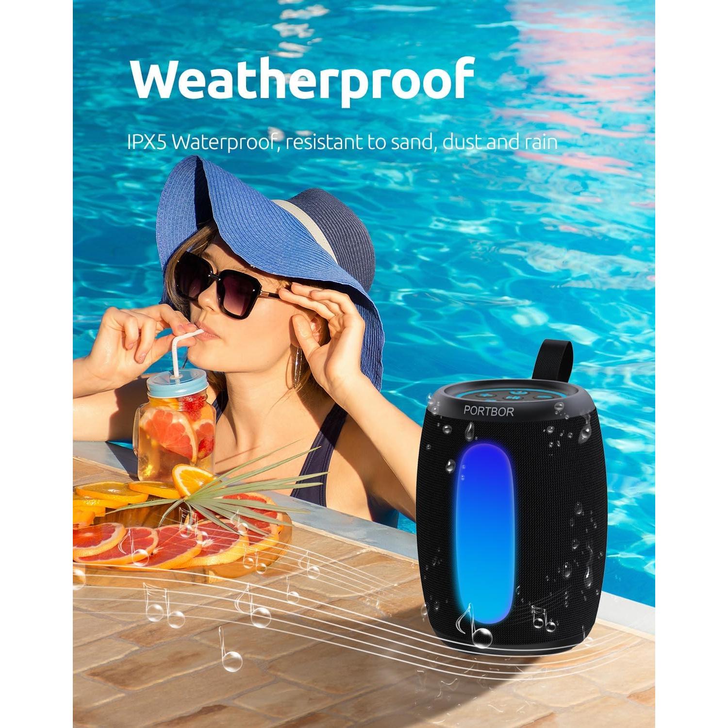 Altavoz Bluetooth PORTBOR KBR-SP02 3000mAh IPX5 Portátil