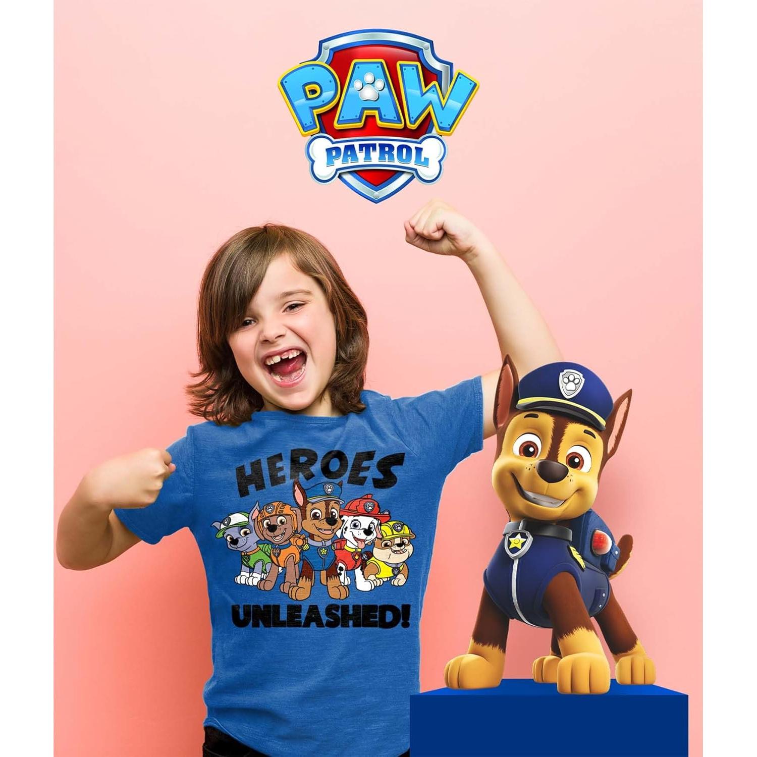 Camiseta Paw Patrol SJE TEE 3 Diseños para Niños 7 Años