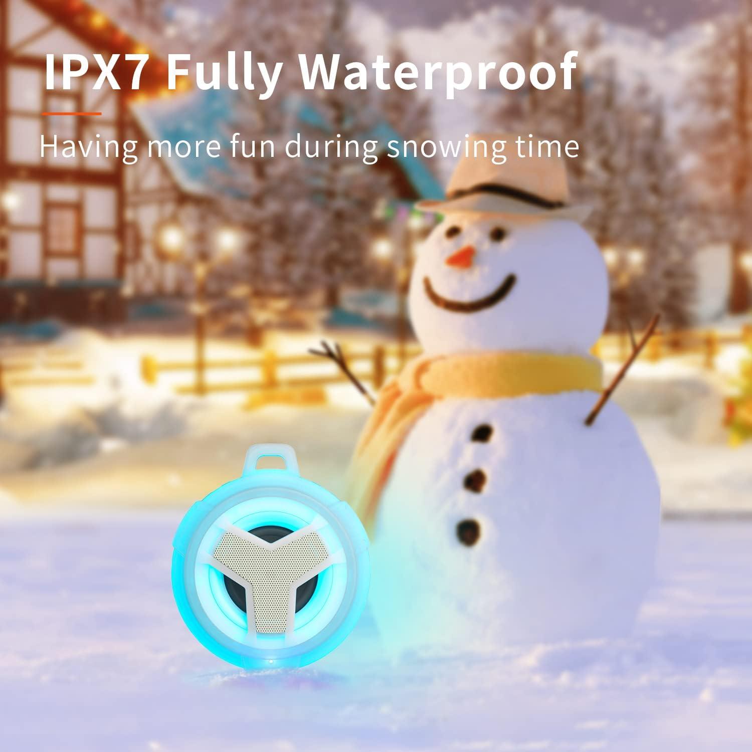 Altavoz Bluetooth Impermeable EBODA IP67 con Luz LED 2000mAh