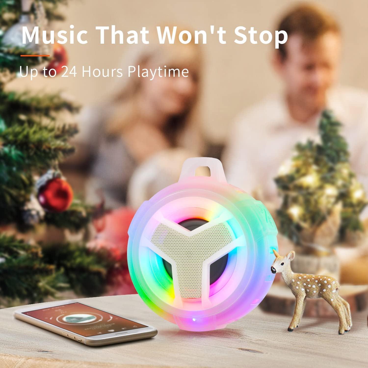 Altavoz Bluetooth Impermeable EBODA IP67 con Luz LED 2000mAh