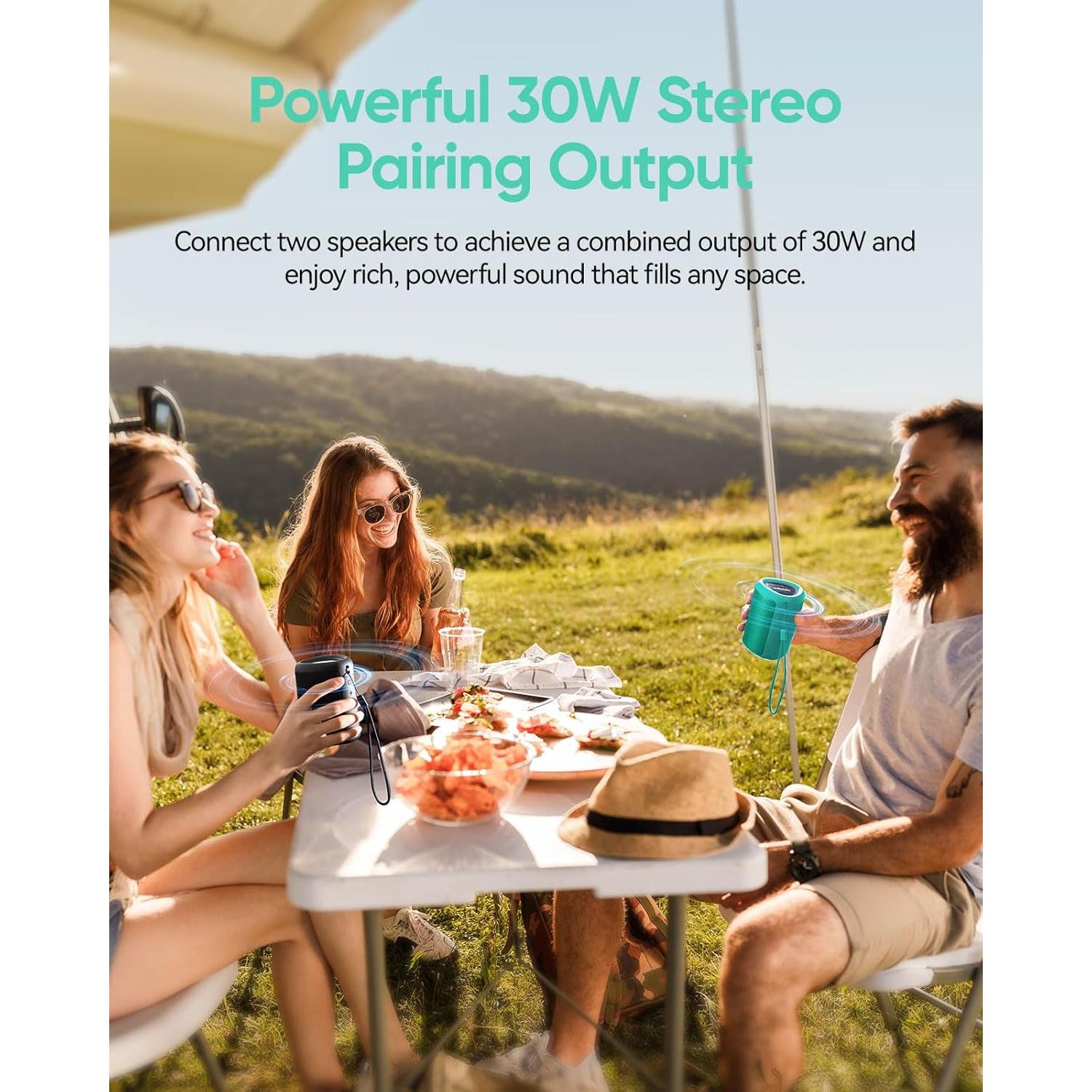 Altavoz Bluetooth PulseSound Portátil 20W Impermeable IPX5