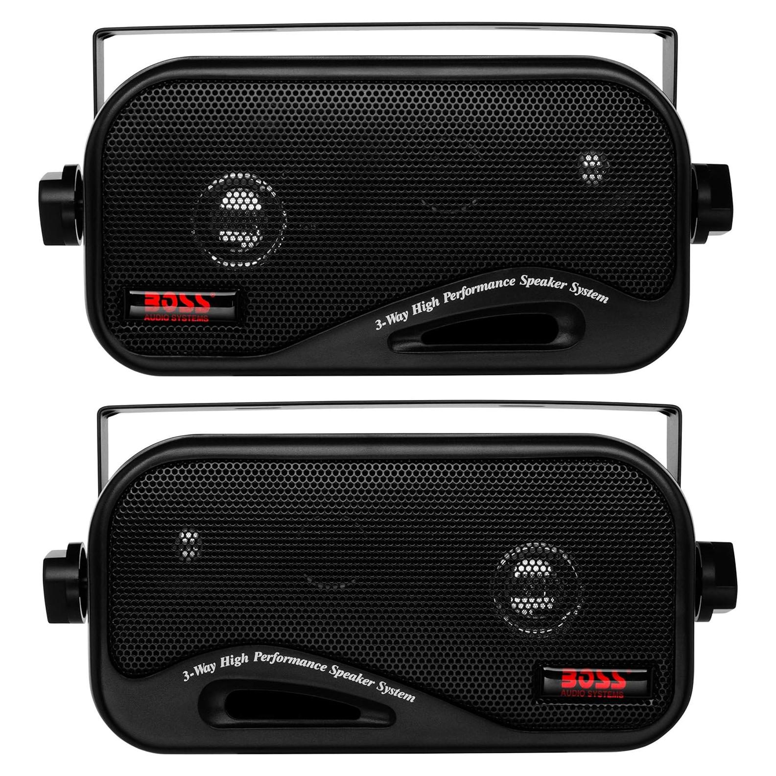 Altavoces Estéreo BOSS Audio AVA6200 - 200W, 3 Vías, Marino