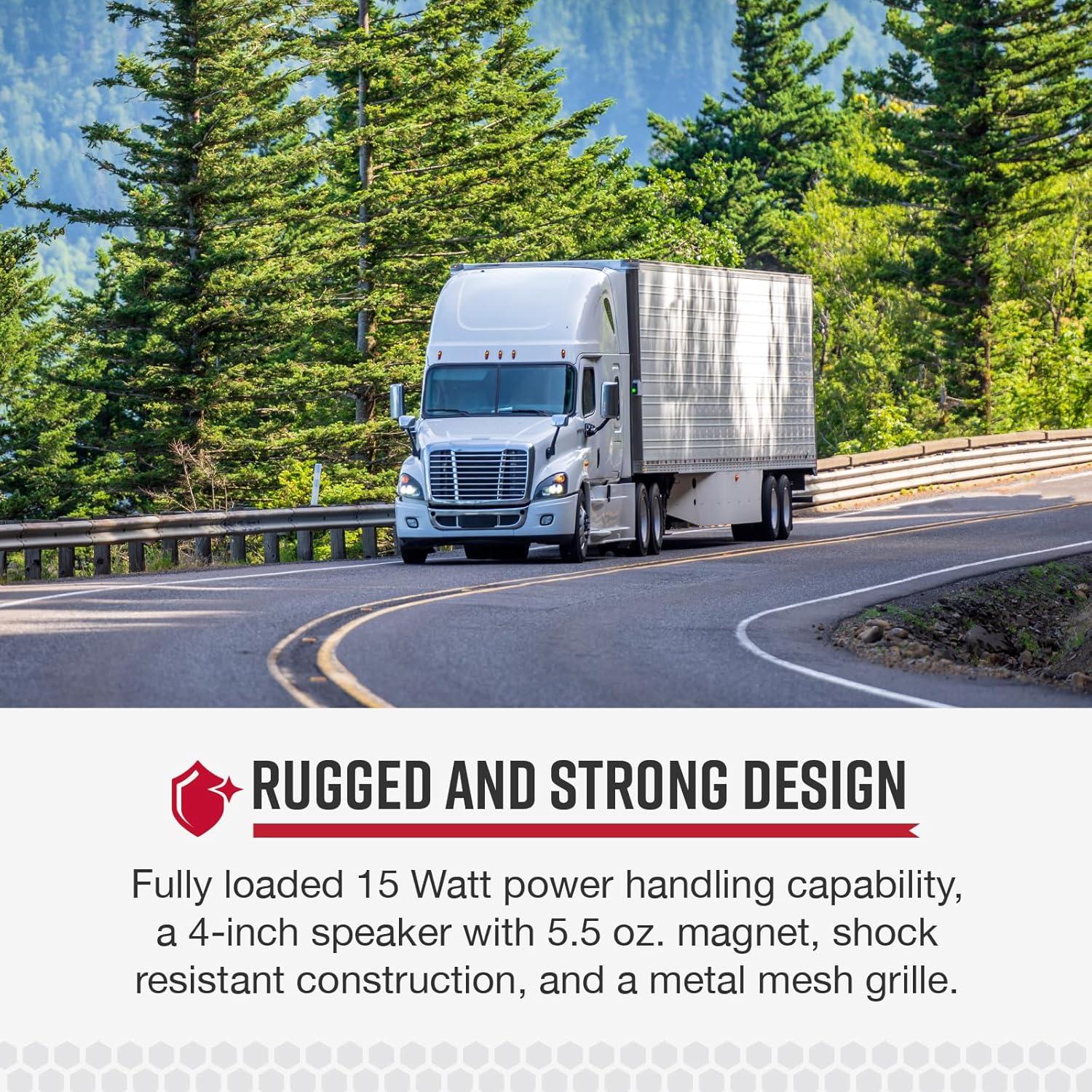 Altavoz Cobra HG S500 CB 4" 15W con Cancelación de Ruido