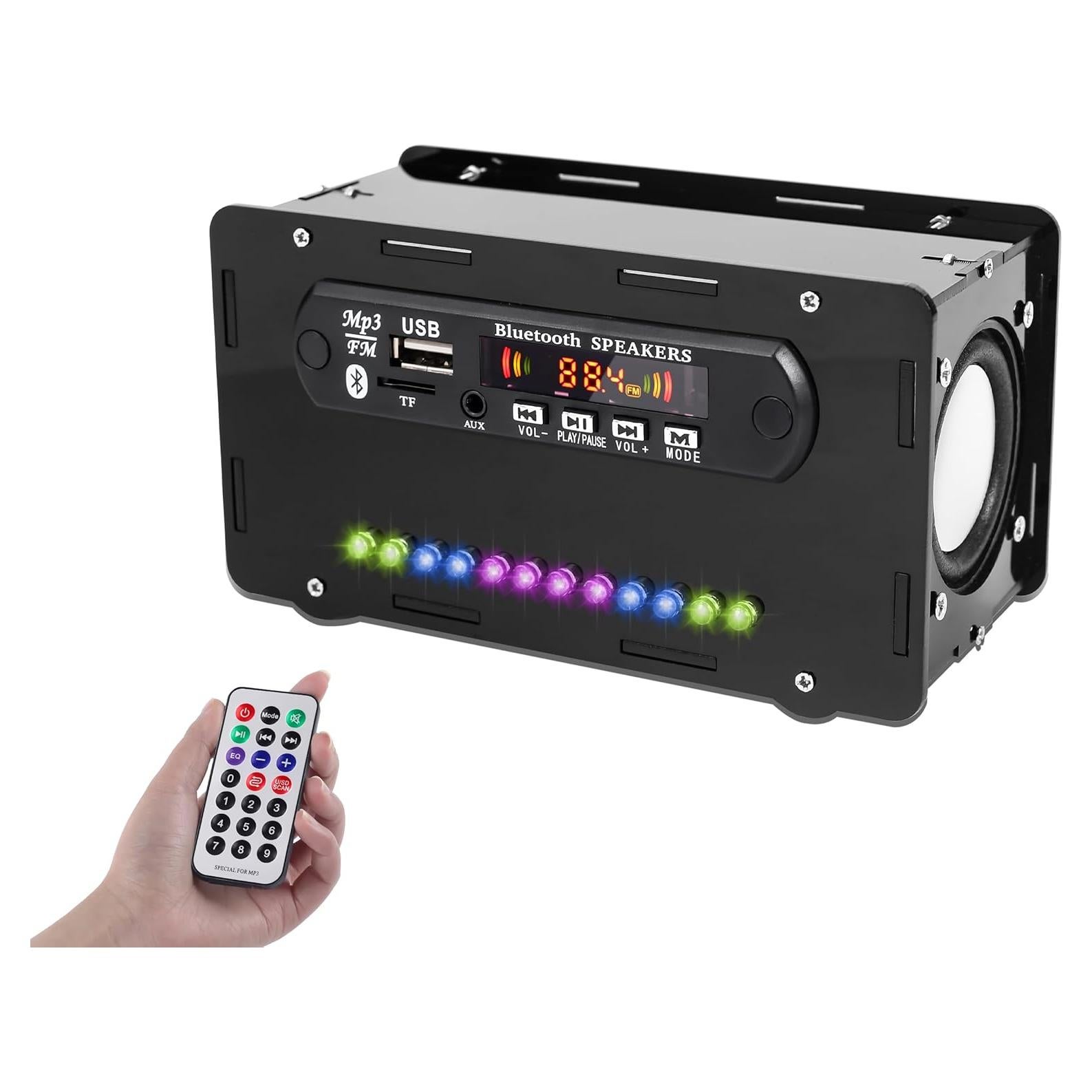 Kit de Altavoz Bluetooth DIY BANRIA con Pantalla Digital y Radio FM