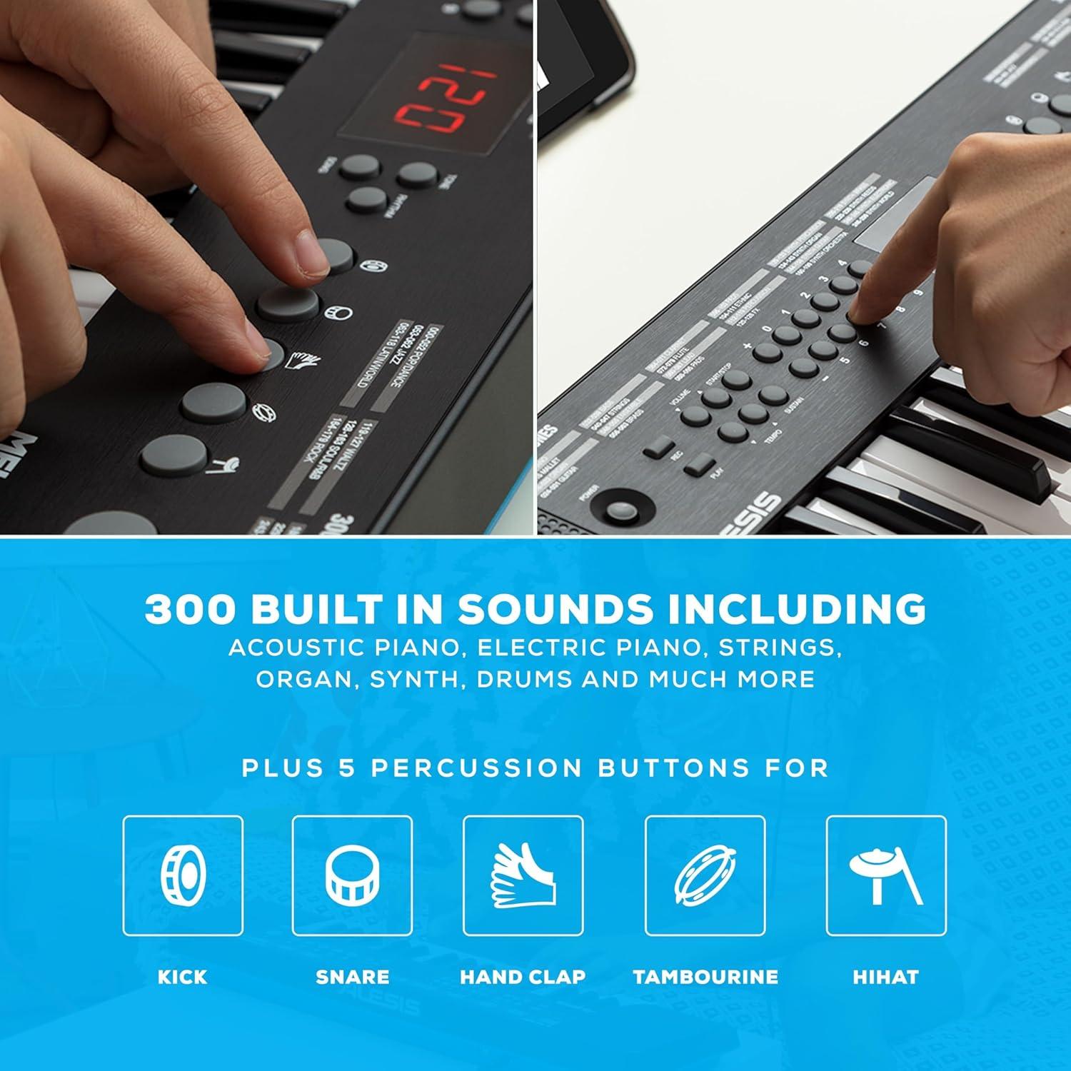 Piano Digital Alesis Melody 32 - 32 Teclas, 300 Sonidos, USB-MIDI