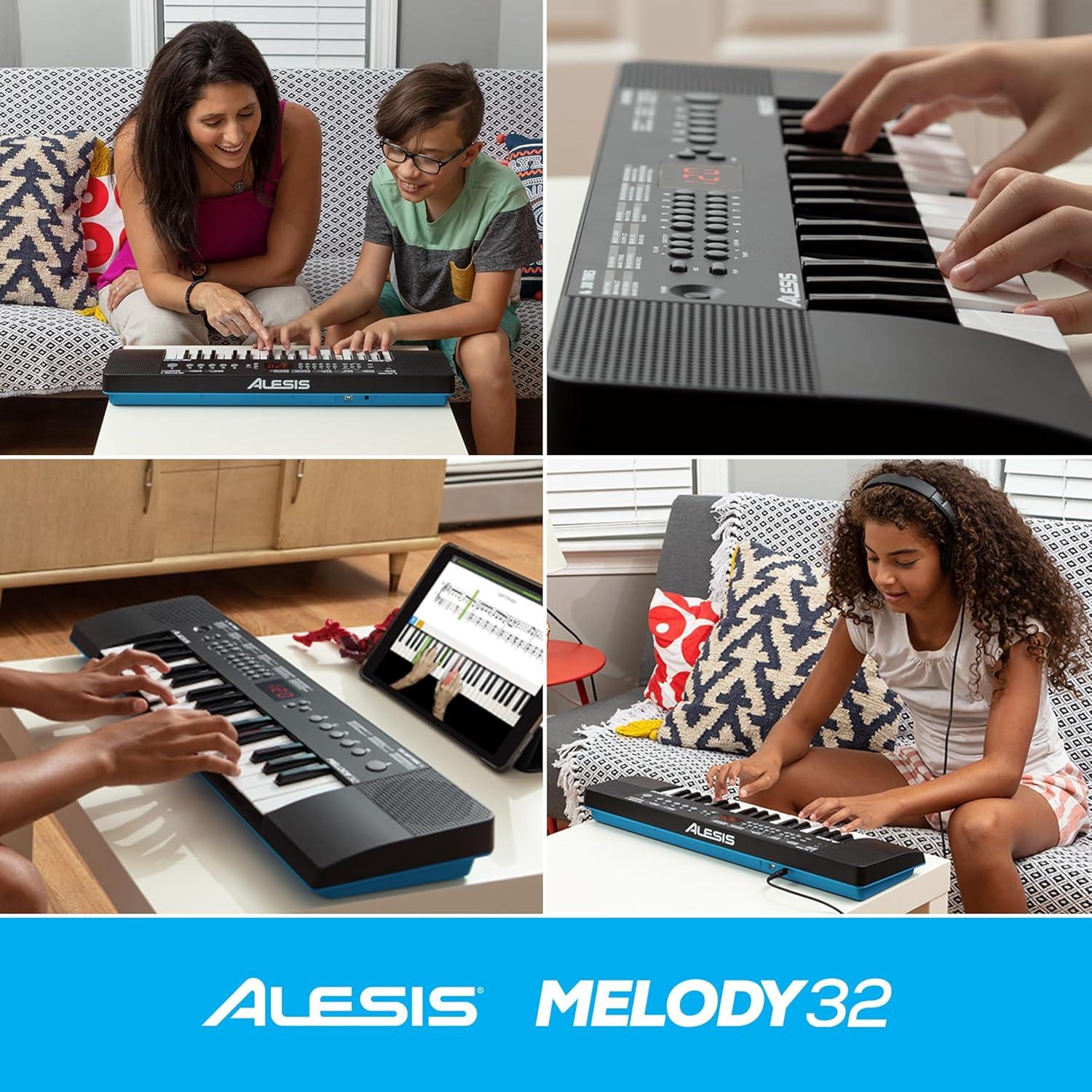 Piano Digital Alesis Melody 32 - 32 Teclas, 300 Sonidos, USB-MIDI
