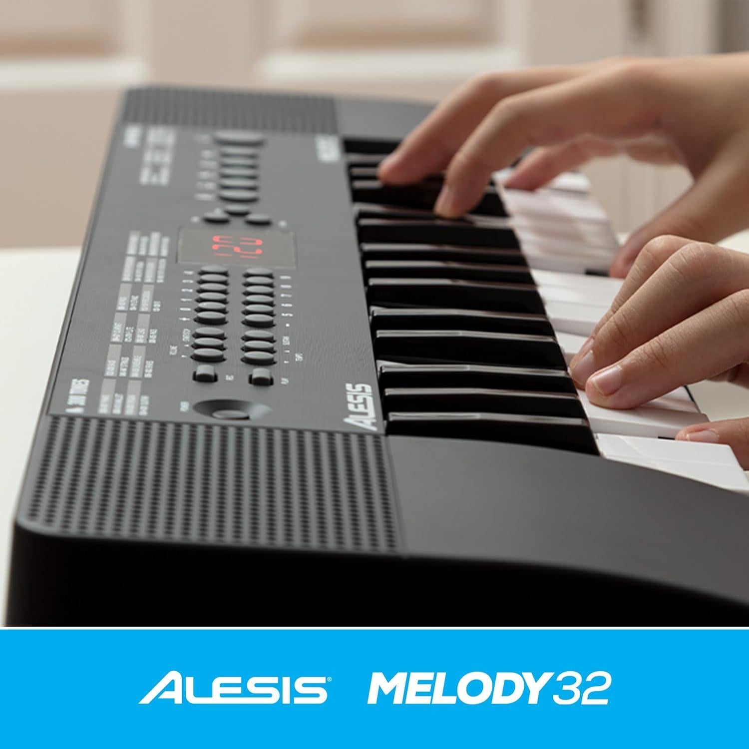 Piano Digital Alesis Melody 32 - 32 Teclas, 300 Sonidos, USB-MIDI
