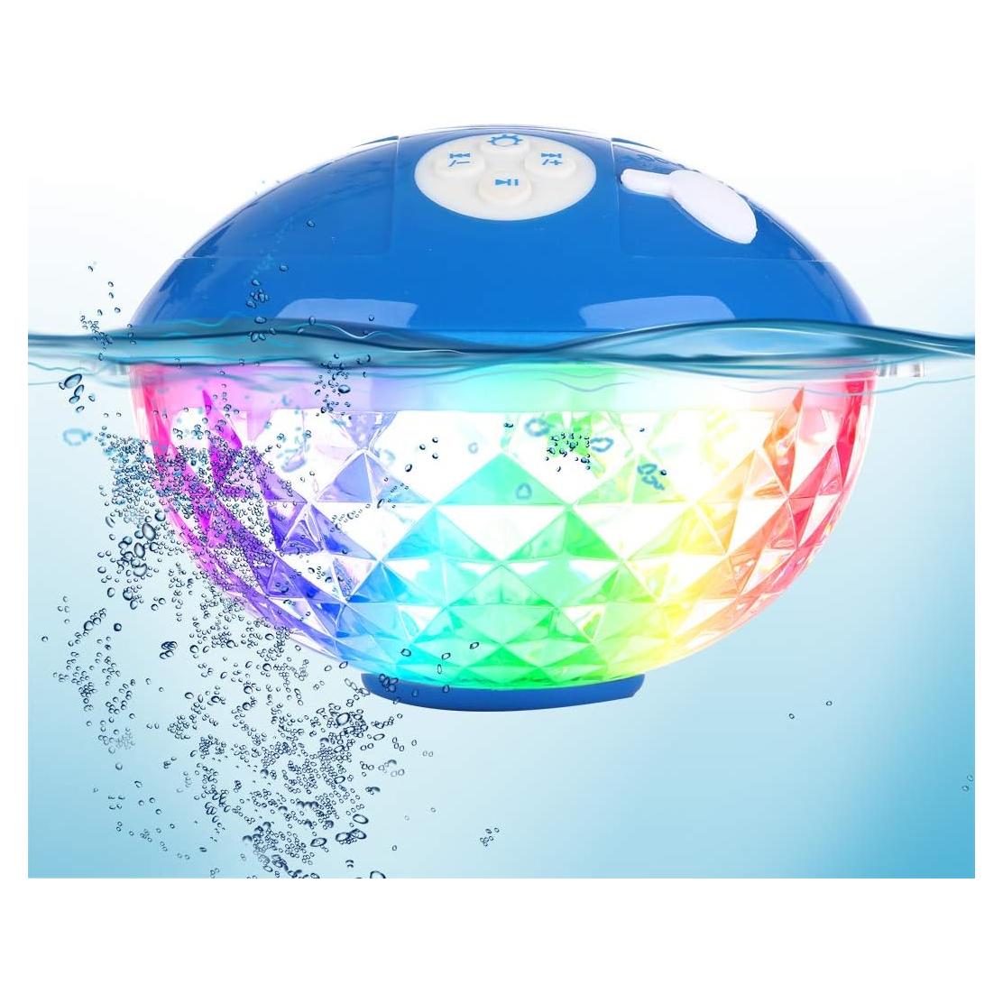 Altavoz Bluetooth Flotante Blufree IP68 con Luz RGB 8h