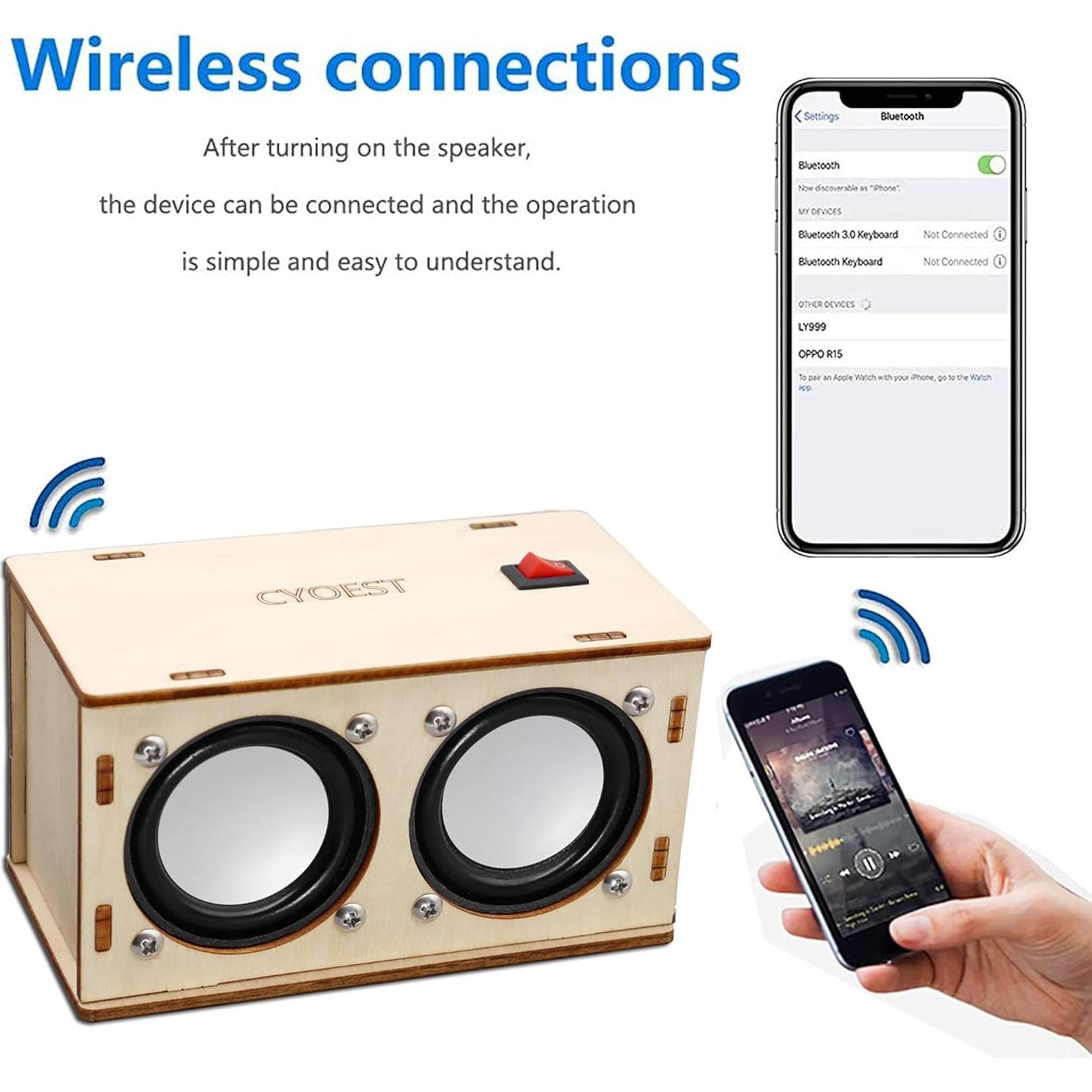 Kit de Altavoz Bluetooth CYOEST para Niños y Adultos - Proyectos STEM