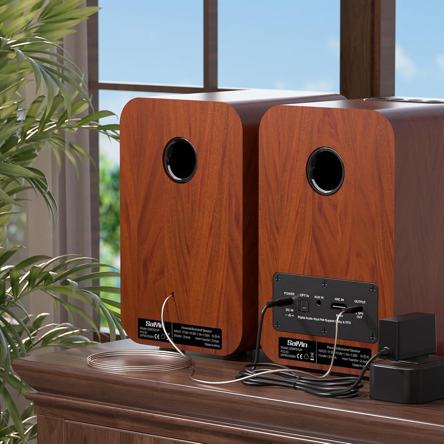 Altavoces de Estantería Saiyin DS6701UP Bluetooth 2.6kg