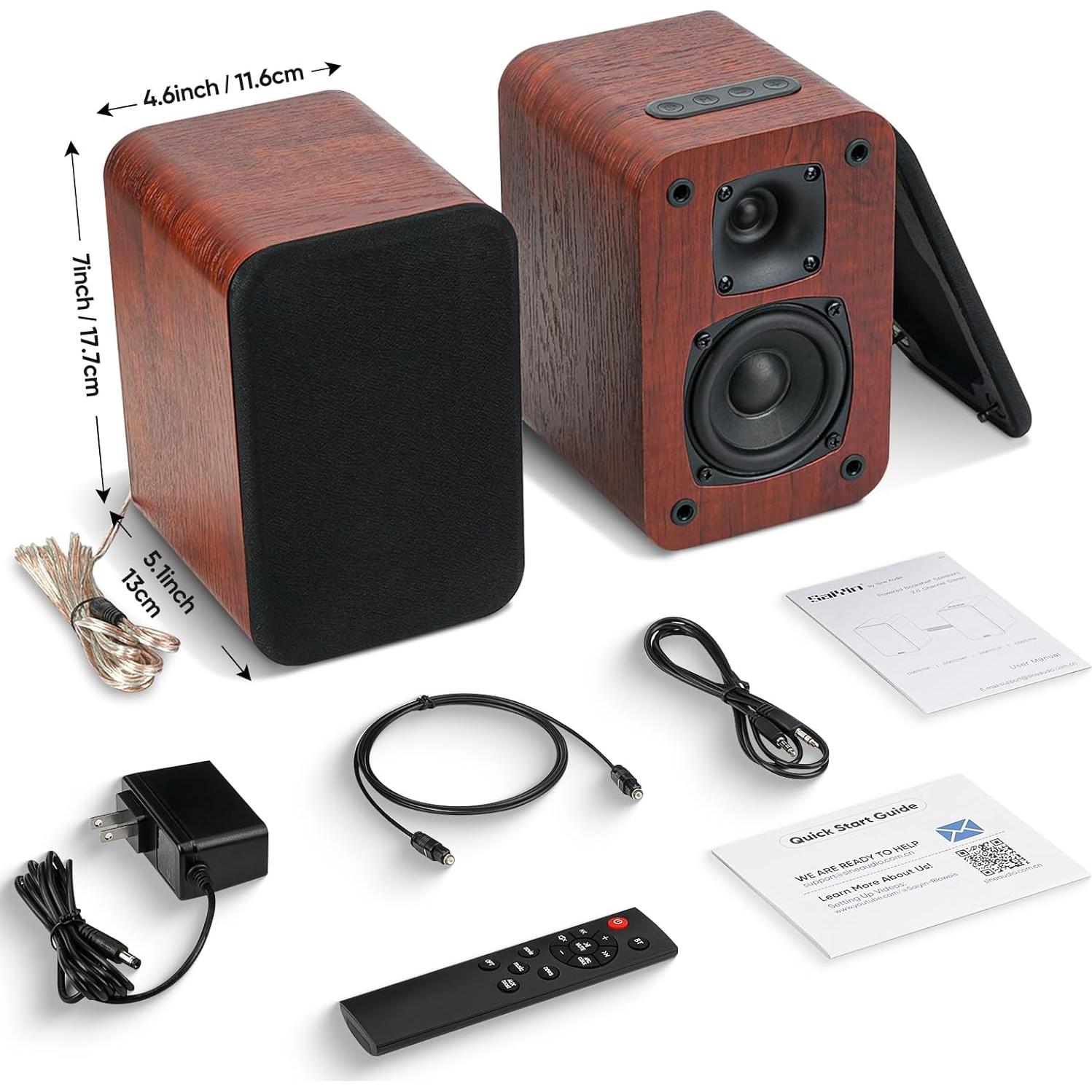 Altavoces de Estantería Saiyin DS6701UP Bluetooth 2.6kg