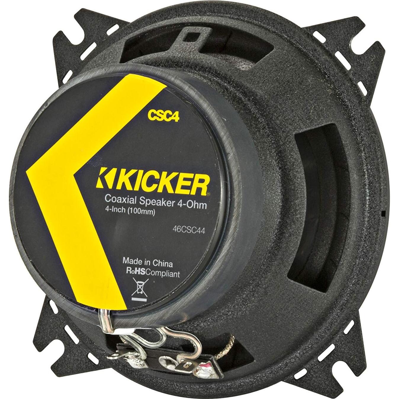 Altavoces Coaxiales KICKER CSC44 4" 150W 4 Ohm para Auto