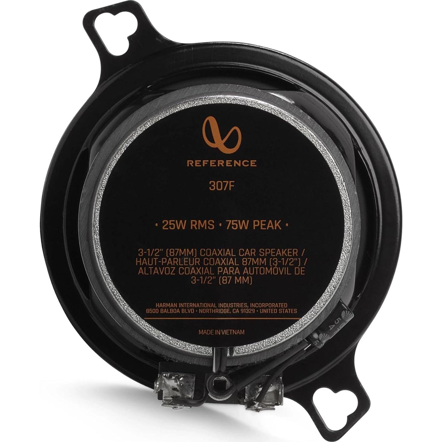 Altavoces Coaxiales Infinity REF307F 3.5" 8.89 cm Automotriz