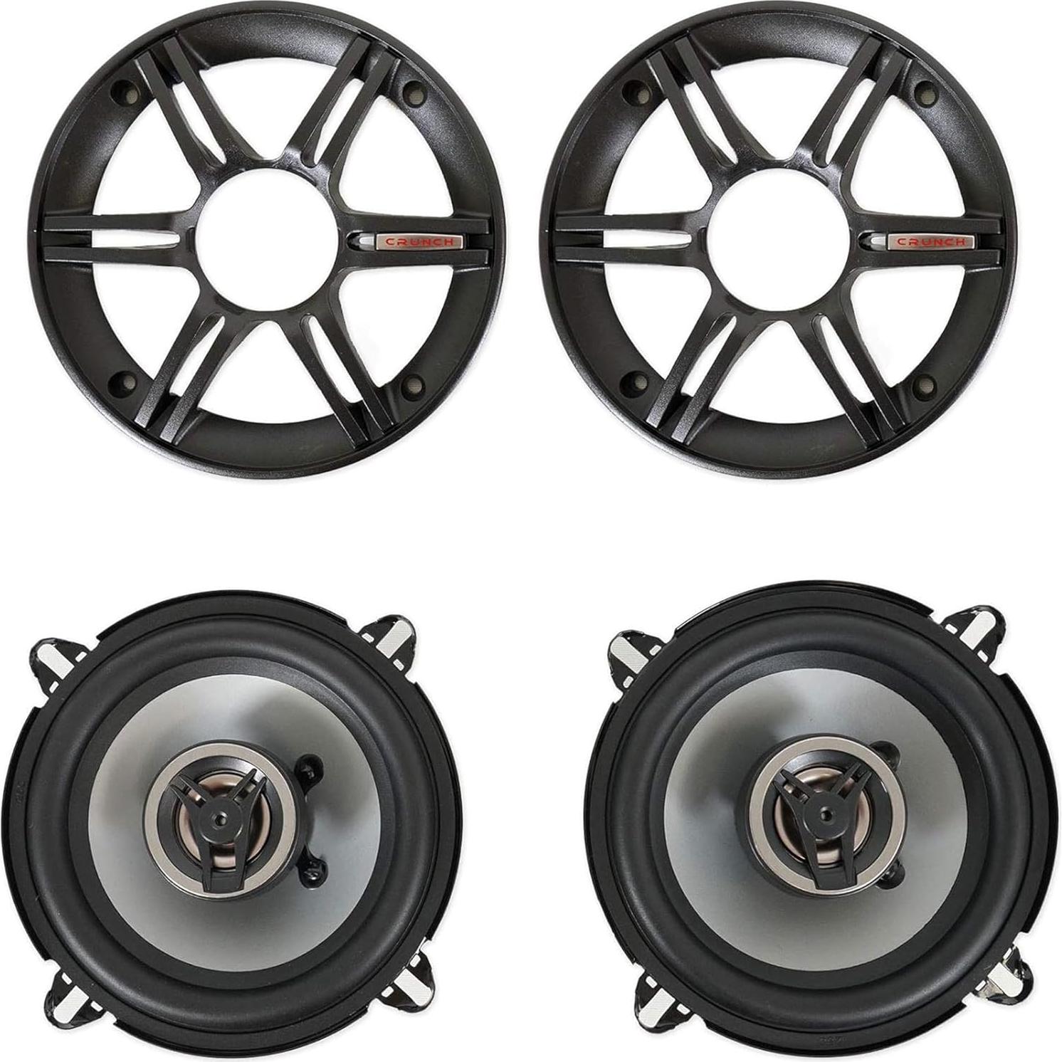 Altavoz Coaxial Crunch CS525CX para Automóvil 5.25" 2 Unidades