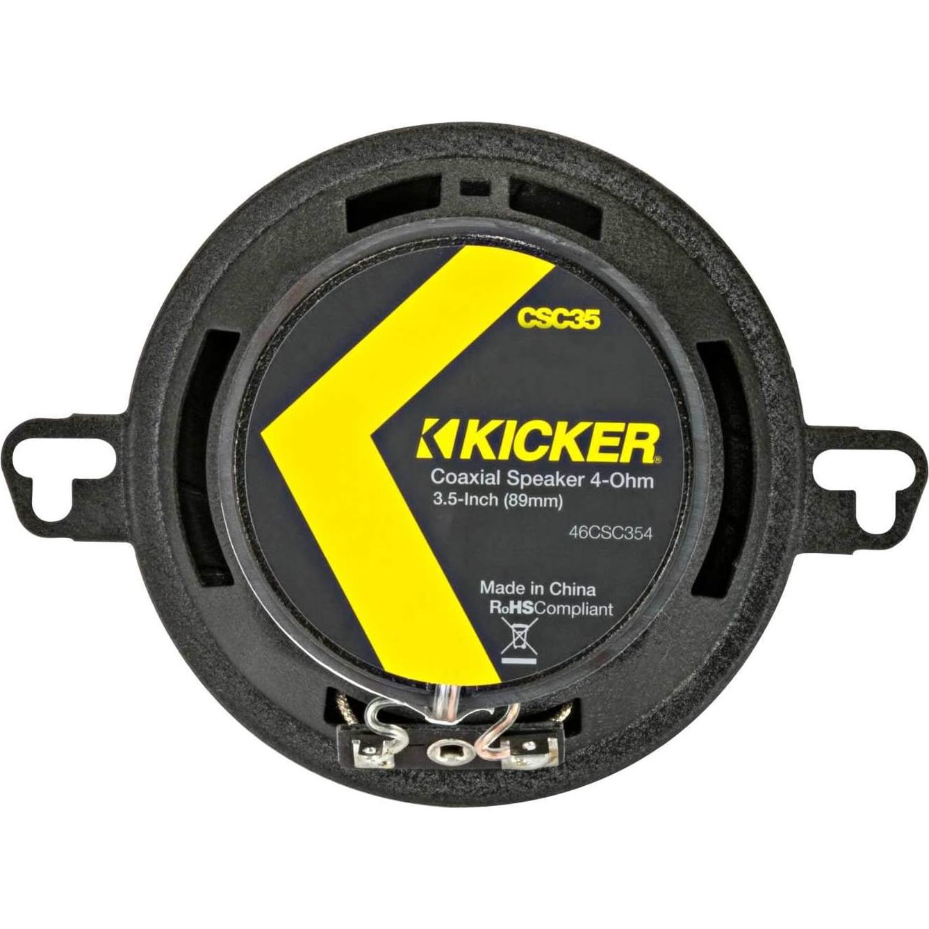 Altavoces Coaxiales Kicker 46CSC354 3.5" Impermeables 4 Ohm