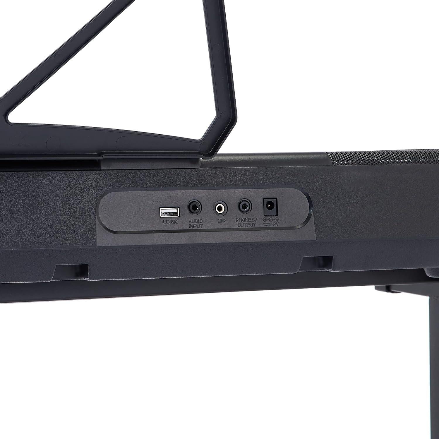 Piano Eléctrico Amazon Basics JK 80 con 61 Teclas y Altavoces