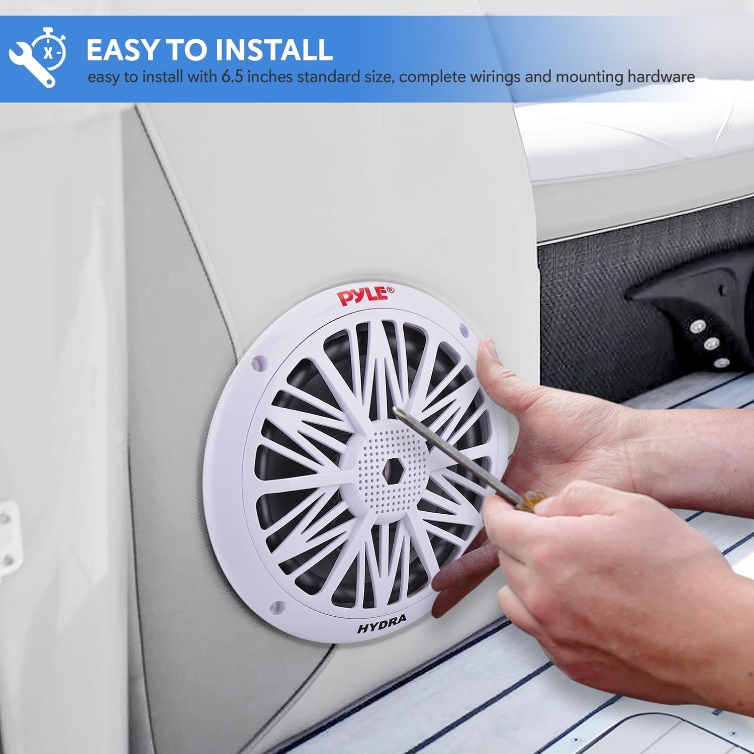 Altavoces Marinos Pyle PLMR62 de 6.5" Impermeables 200W